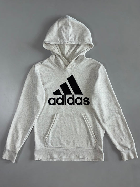 Adidas Grey Big Logo Hoodie (M)