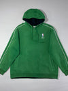 Vintage Y2K Reebok x NBA Green Piped Hoodie (2XL)