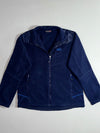 Millet Polar Fleece Full-Zip Jacket – Navy Blue with Nylon Shoulder Panels (XL)