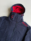 Superdry Original Windcheater Fleece-Lined Jacket – Navy/Red (L)