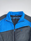 Engelbert Strauss Motion 2020 Colorblock Fleece Jacket Blue Graphite Full Zip (M)