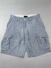 Polo Ralph Lauren Blue Pinstripe Utility Cargo Shorts (W:32) (L:22)