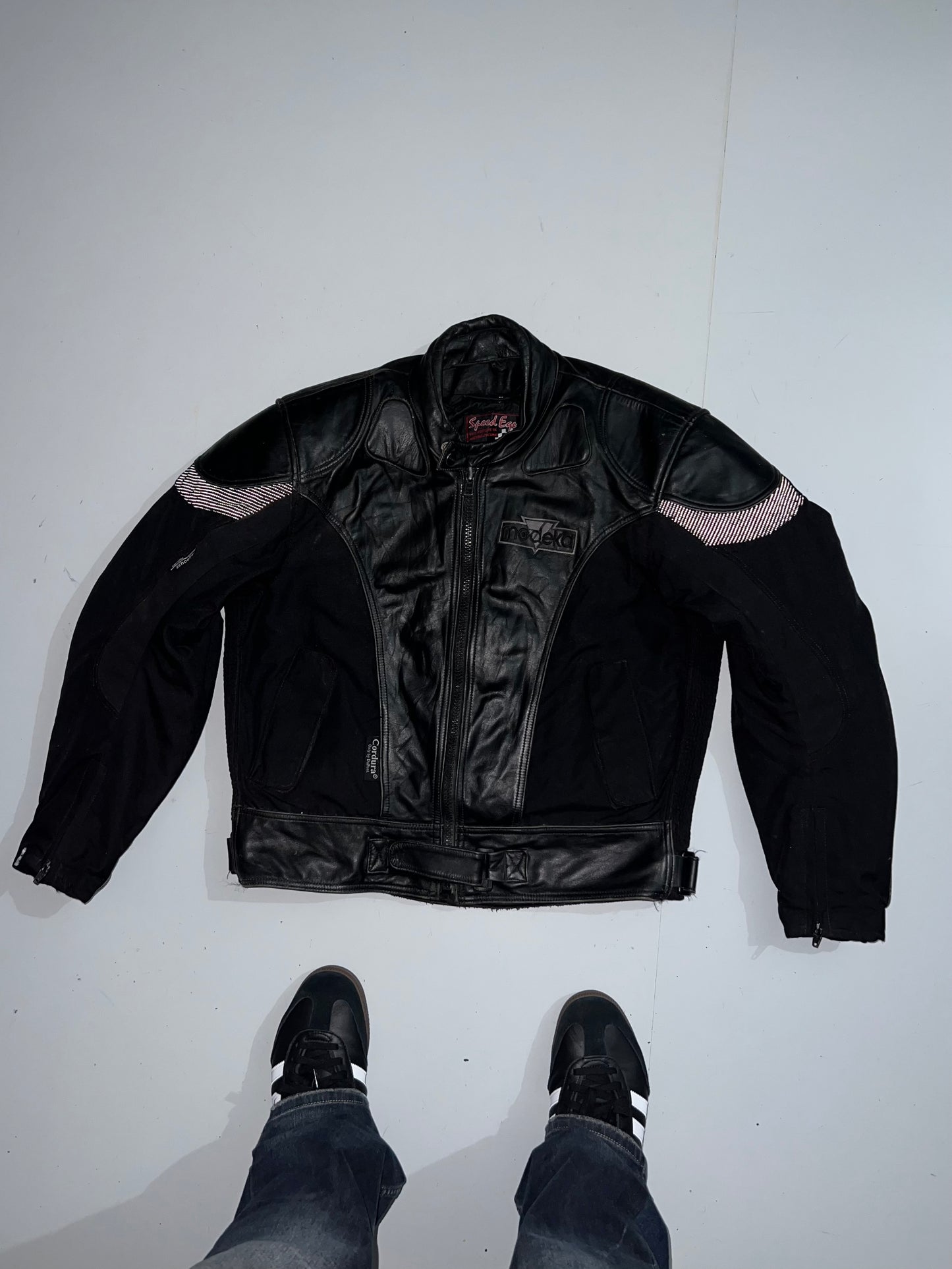 zSuper Premium Original Leather (RARE RACING) Jacket (PADDED) (L)