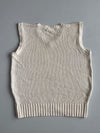 Polo Ralph Lauren Cotton Knit Sweater Vest in Cream (M)