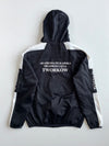 Joma Black & White Hooded Football Club Rain Jacket (S)