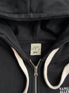 FP142 Yangnim Alleyway Biennale Black Zip Hoodie – Korean Street | (XL)