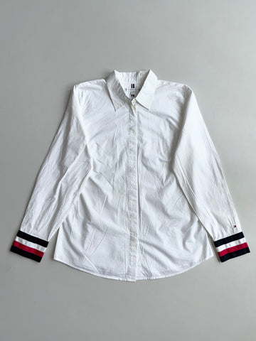 Tommy Hilfiger Women's White Cotton Shirt –  (S)