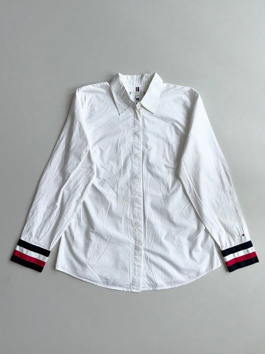 Tommy Hilfiger Women's White Cotton Shirt –  (S)