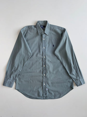 Polo by Ralph Lauren Vintage Solid Button-Up Shirt(XL)