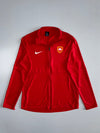 Nike Dri-FIT FC Lescar Football Club Full Zip Track Jacket | Red Swoosh Soccer Training Top (L)