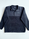 Under Armour Golf Black Sherpa Fleece Snap Pullover – Loose Fit – (XL)