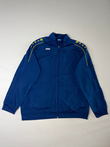 JAKO Blue & Yellow Performance Full-Zip Track Jacket  (3XL/4XL)