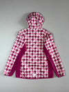 Kappa | Corri Con Kappa Houndstooth Hooded Windbreaker Pink (S)