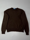 Vintage Polo by Ralph Lauren Dark Brown Crewneck Knit Sweater (XS)
