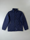 Eider Quilted Diamond Puffer Jacket – Navy Blue (XS)