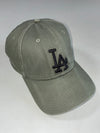 New Era 39Thirty LA Dodgers Olive Green Cap – Black Logo, Genuine MLB Merch, S-M (58cm)