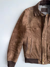 Devred Vintage Suede Leather Bomber Jacket (M)
