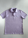 Polo Ralph Lauren Custom Fit Teal Pony Logo Lavender Lilac Pique Cotton Polo T-Shirt (L)