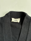 AMI Paris Ami de Coeur Black Knit Cardigan (L)