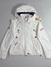 Superdry Wind Yachter White Hooded Windcheater Jacket (M)