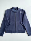 Spyder Navy Zip Up Bomber Sweat Jacket (S)