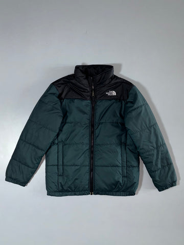 The North Face Colorblock Puffer Jacket – Teal/Black Kid’s. (XS)