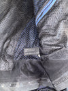Triumph Motorcycles Retro Café Racer Stripe Moto Leather Jacket (Paded)(M)