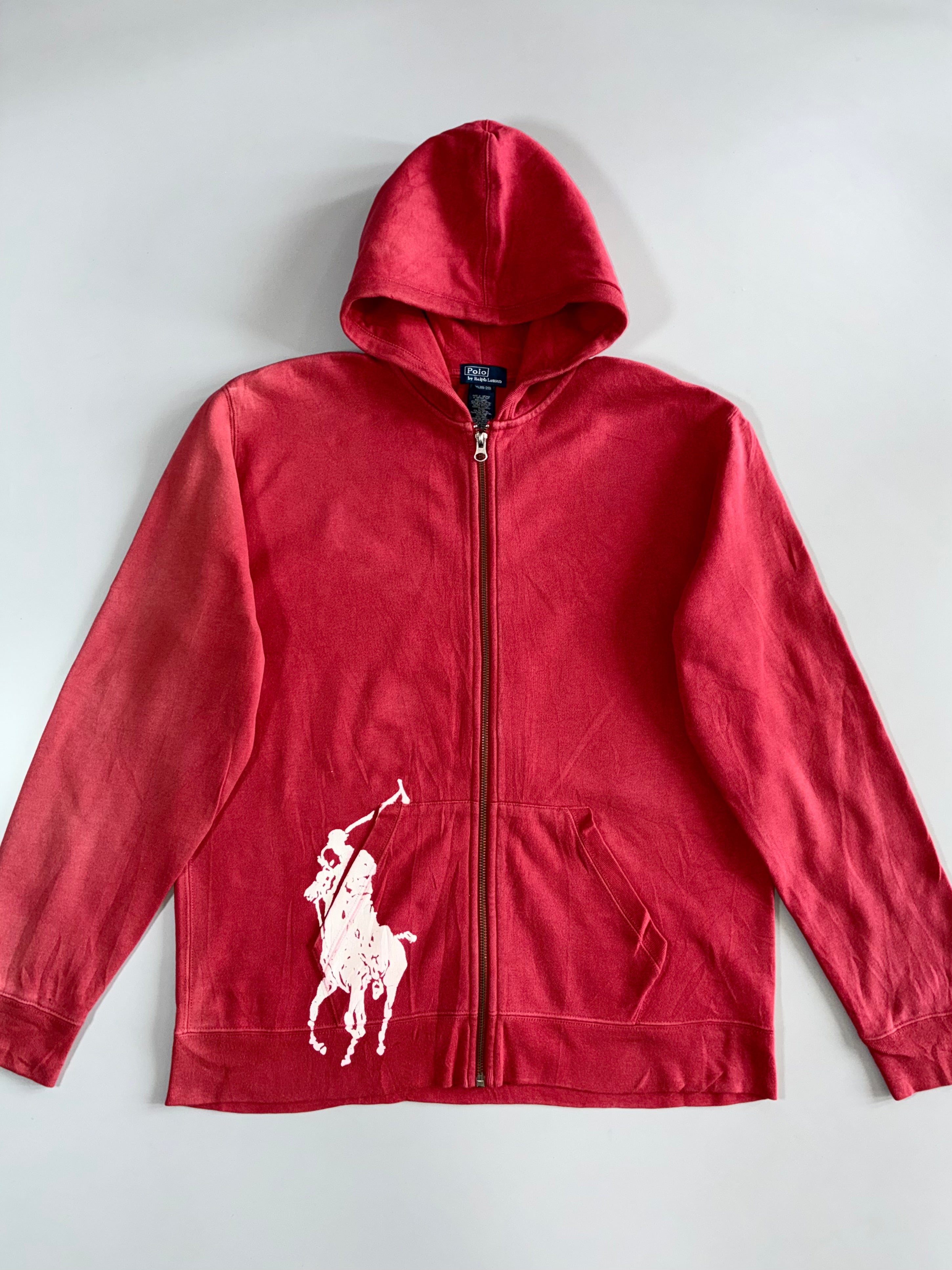 Polo Ralph Lauren Big Pony Zip Hoodie (L/XL) – Drip Drop Attire