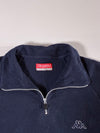 Y2K Kappa Navy Quarter-Zip Fleece Pullover (L)