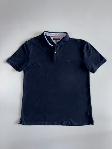 Tommy Hilfiger Classic Fit Polo T-Shirt – Navy Blue (XL)
