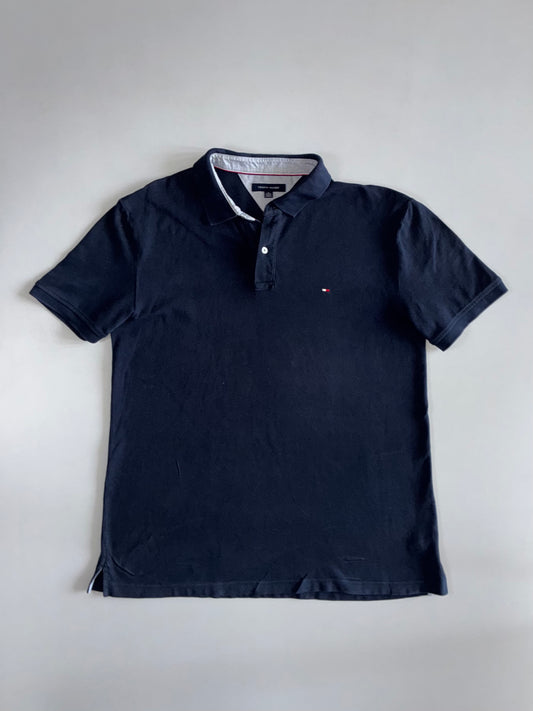 Tommy Hilfiger Classic Fit Polo T-Shirt – Navy Blue (XL)