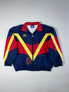 Vintage 90s Umbro "88 Calgary Edition" Windbreaker Track Jacket – (2XL/3XL)