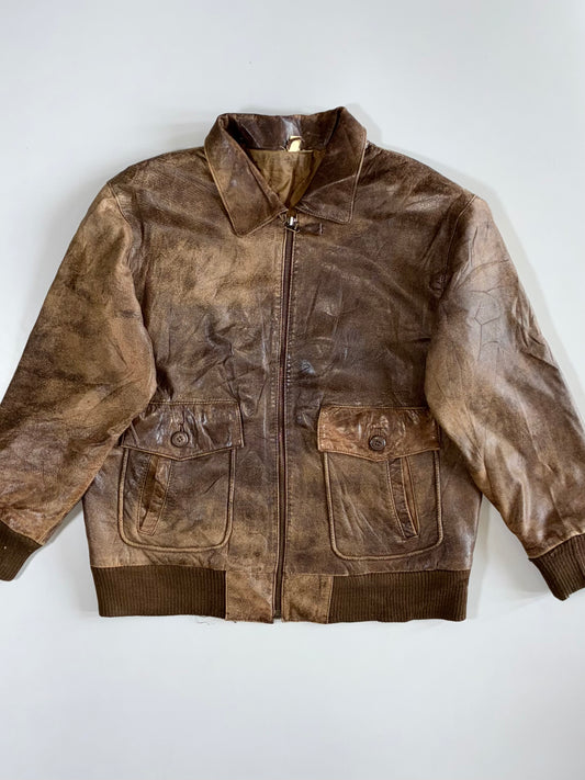 Premium Original Pure Leather Jacket (M)
