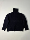 Lacoste Fuzzy Knit Quarter Zip Sweater  (S)