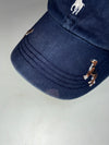 Vintage Polo Ralph Lauren Navy Dog Embroidered Cap (Adjustable)