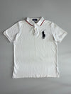 Polo Ralph Lauren Big Pony Custom Fit Polo – White (L)