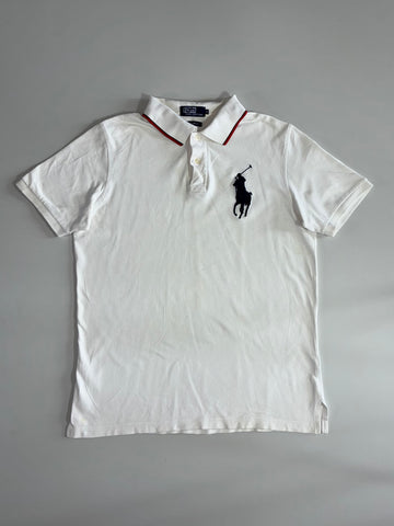 Polo Ralph Lauren Big Pony Custom Fit Polo – White (L)
