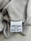 Vintage Kappa Light Grey Quarter Zip Fleece Pullover (XL)