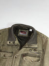 Levi's Sherpa-Lined Military Trucker Jacket – Washed Olive Green (M)