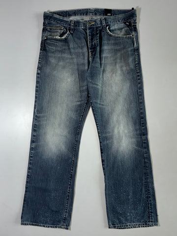 Jack & Jones Grey Washed Denim Jeans (W:36|L:42)
