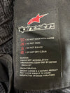Alpinestars Armored Cowhide Leather Motorcycle Racing Jacket (Padded With back Hump) Jacket (US 46 / EU 56) (XL)