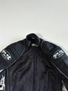 FLM Greyhound Black Mesh Motorcycle Racing Jacket Padded Women’s (S)