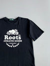 Roots Canada Athletic Goods 73 Beaver Graphic Black Tee (L)