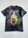 The Mountain | Rainbow Dog Acid Wash Graphic T-Shirt (M)
