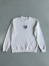 DC Perfect Cut Tiger Embroidered Ribbed Crewneck Sweatshirt (M)