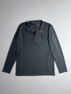 Black Yak Himalayan Original Charcoal Grey Quarter-Zip Pullover (M)