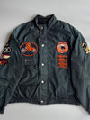 Harley-Davidson | Black Patched Biker Bomber Jacket (XXL)