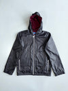 Adidas Originals Monogram Hooded Windbreaker Jacket | Vintage Full Zip (M)