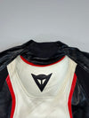 Dainese Tricolor Racing Leather Suit (Knee Padded / Back Hump) (Jacket Size :XS) (W:28|L:37)