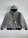 Carhartt Faded Grey Hooded Work Jacket (XL/2XL)